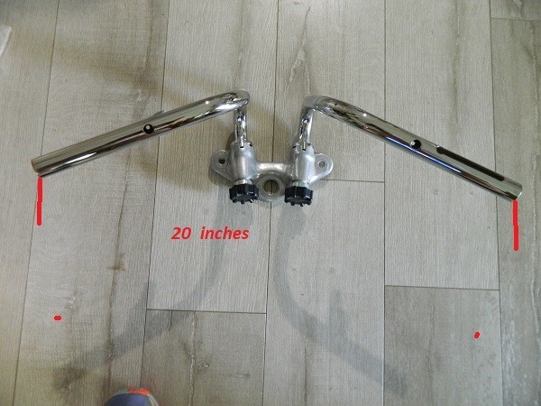 Honda ct70 mii trail handle bars Ko K1 new 3x chromed bars