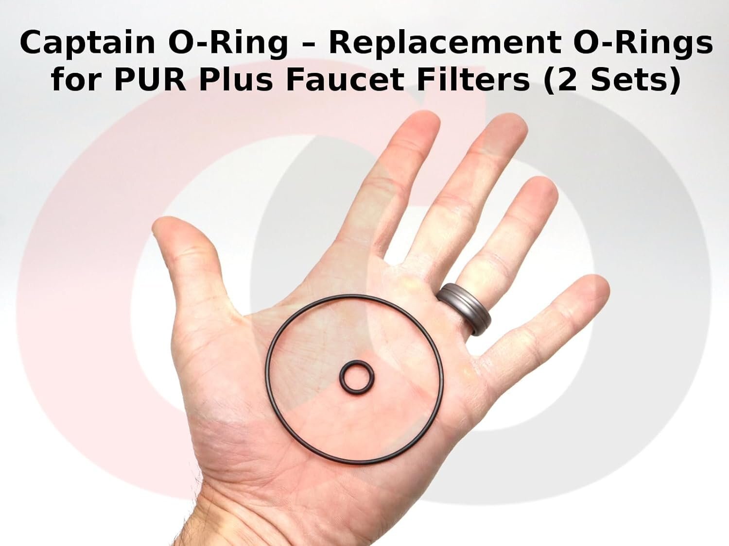 Captain O-Ring – Replacement O-Rings for PUR Plus Sink Faucet Filters (2 Sets)
