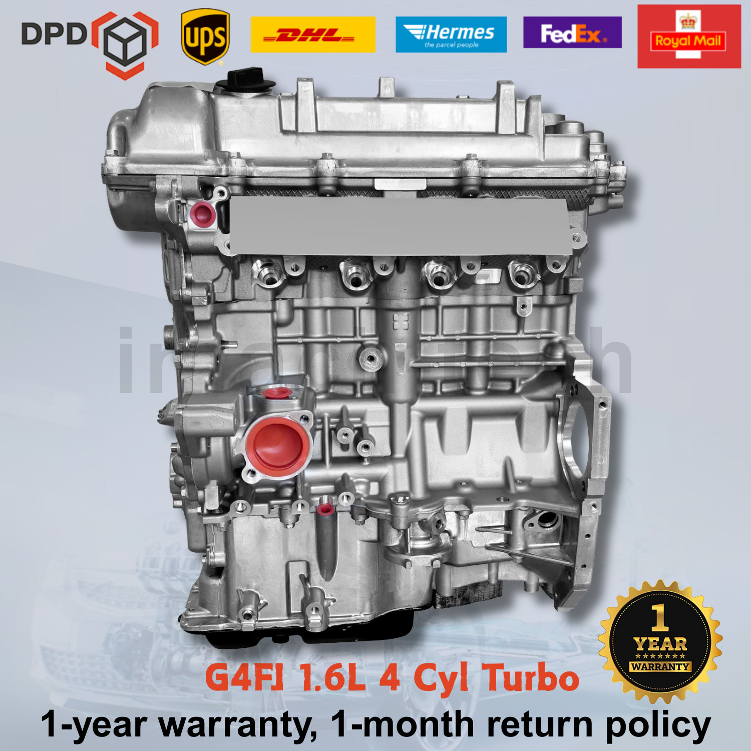 Brand New Engine Motor 1.6L 4 Cyl Turbo G4FJ T-GDI fit 2016-2018 Hyundai Tucson