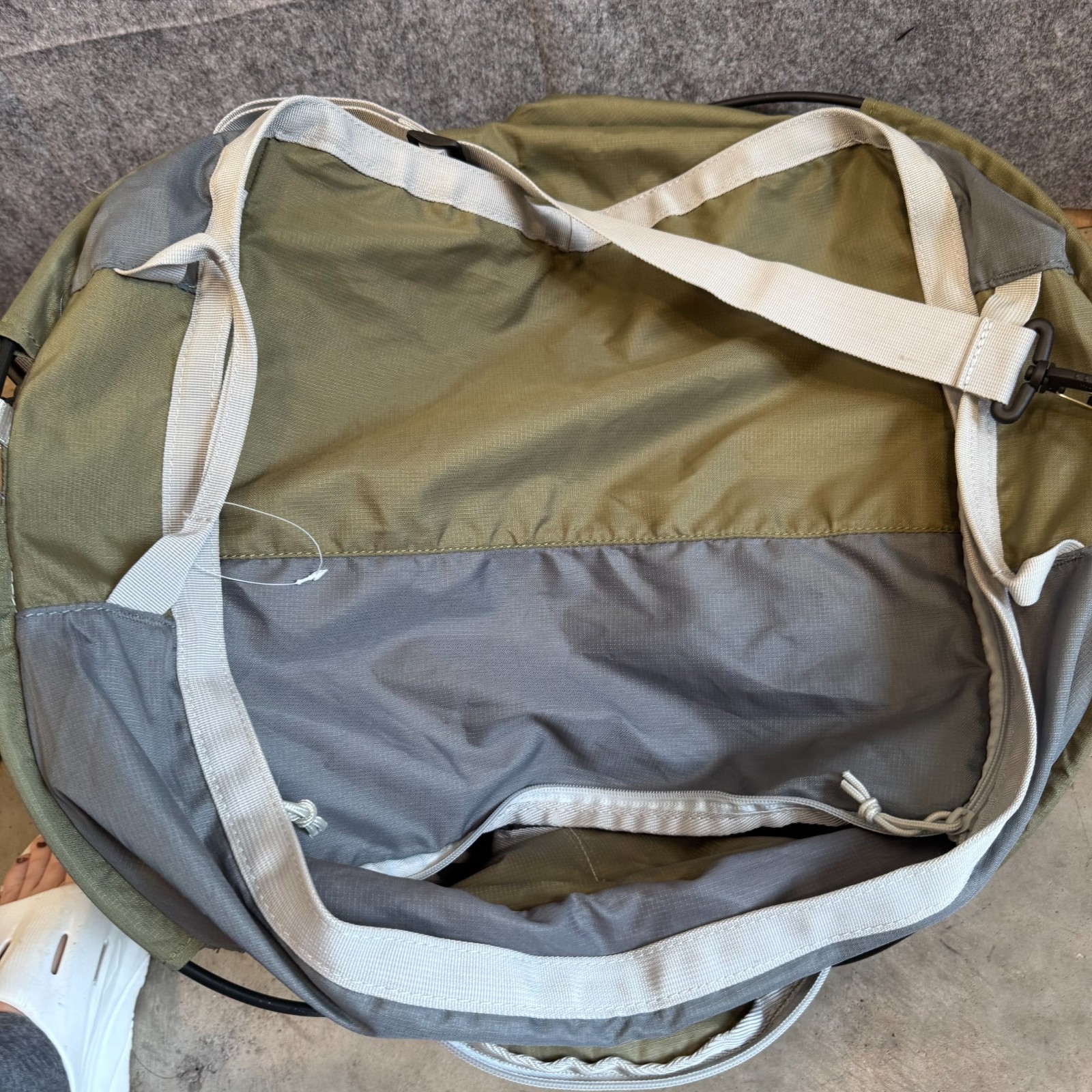 Kelty Camp Hauler 2 Basecamp Organizer Tote Compactible Bag Duffel Green Gray