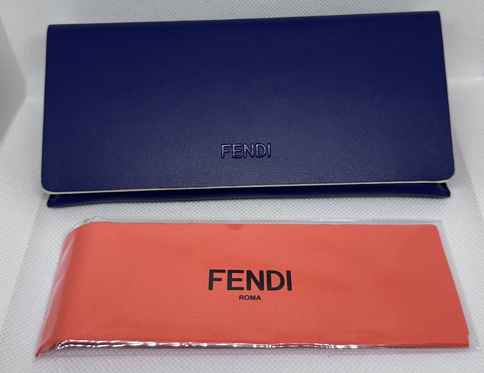 New FENDI Purple Authentic Eyeglass Sunglasses Case W/Cloth OBO