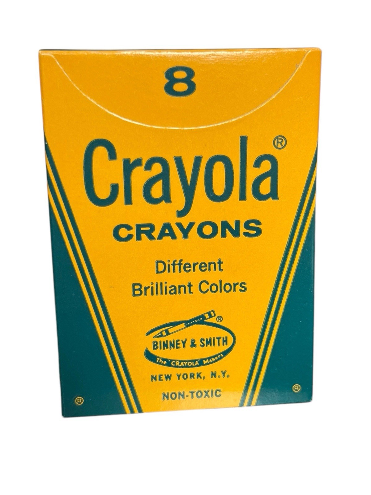 VTG NOS 1970's #8 Crayola Crayons Binney & Smith NY 15 cents NEW MINT school CP
