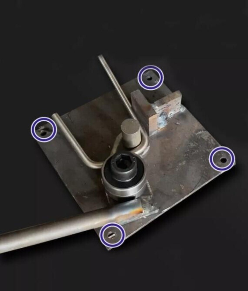 1MM-8MM Manual Steel Bar Bender Portable Construction Building Bending Machine