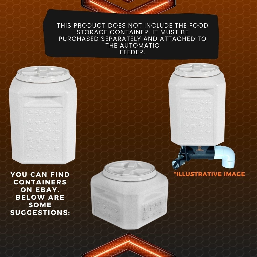 Automatic Feeder for Goats, Sheep, and Lambs, Food Dispenser with Timer