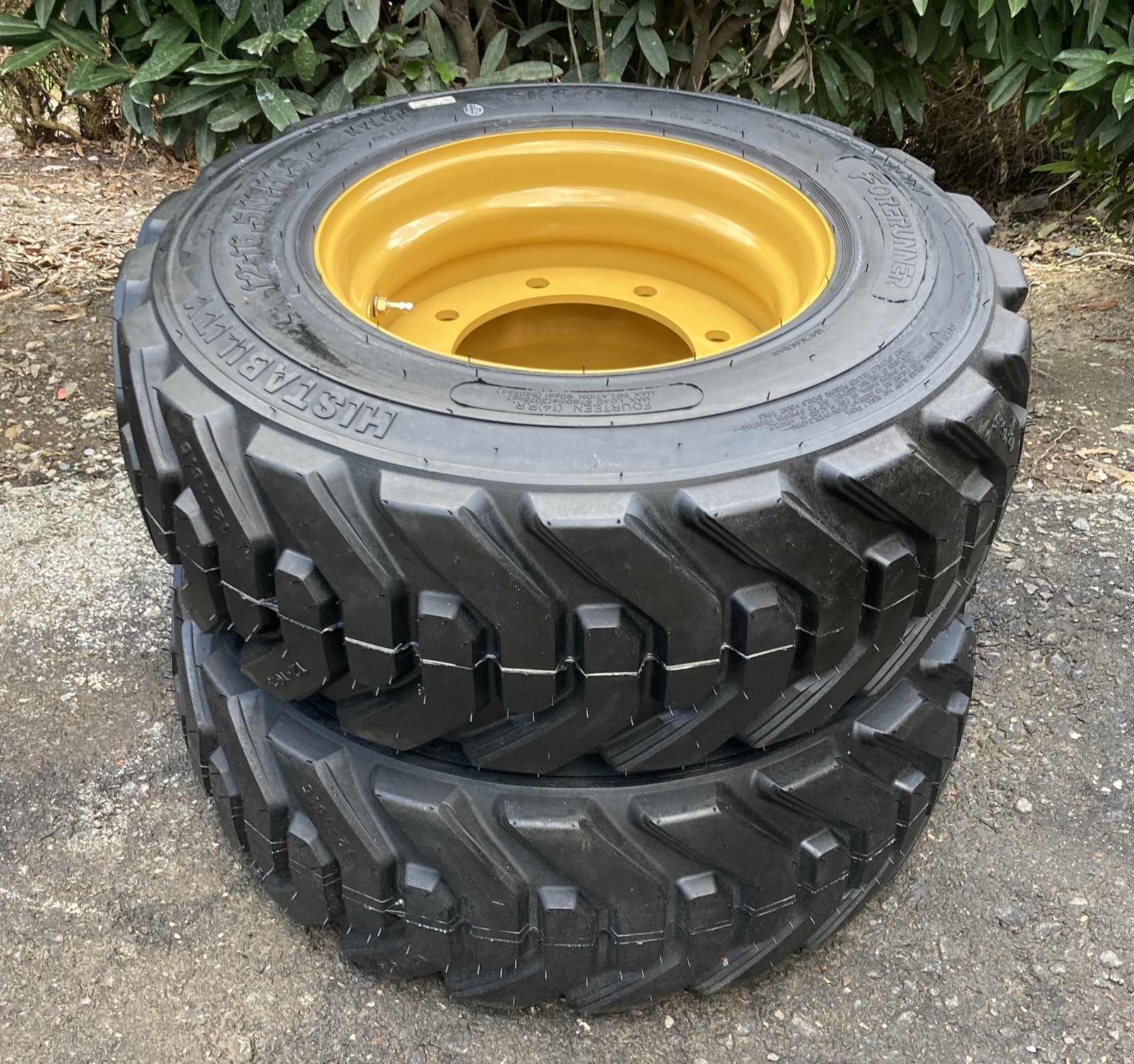 2-12-16.5 SKS-1 Front Tires/Rims for 4WD John Deere 210, 310, 410, 510, 610