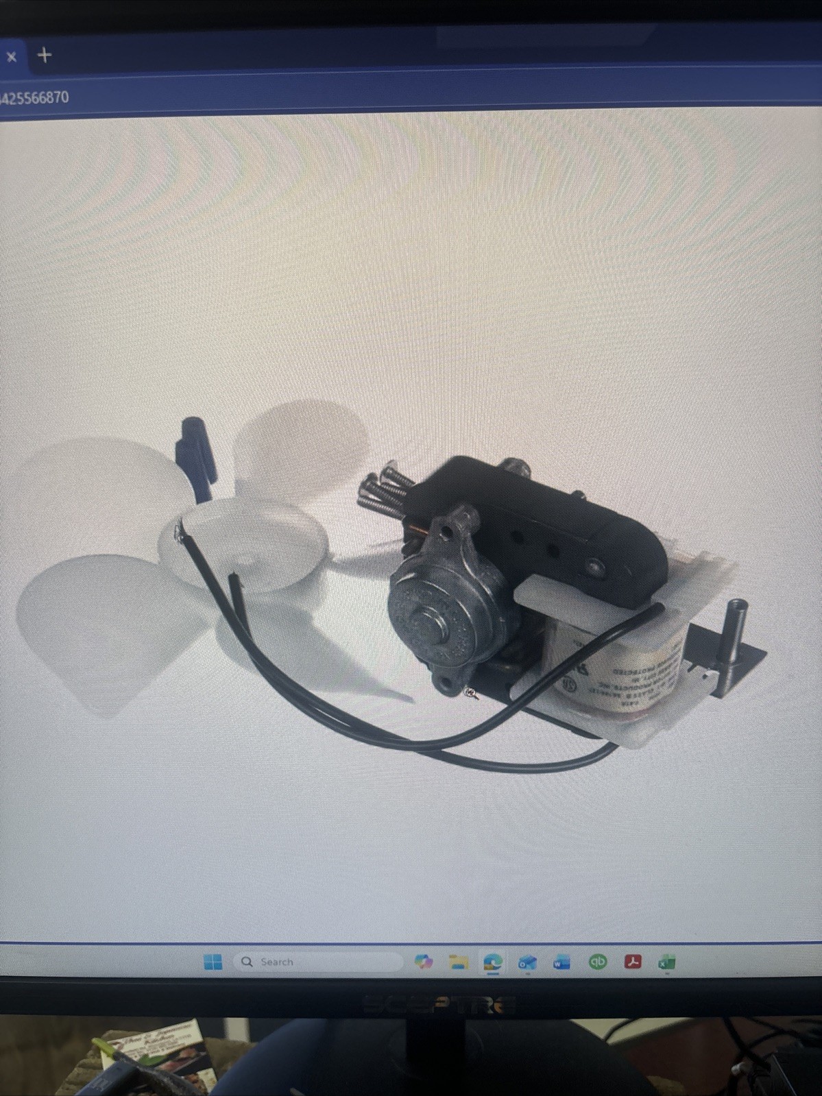 Duke RUF-FAN-ASY-120 Evaporator Motor And Blade Replacement, 120V