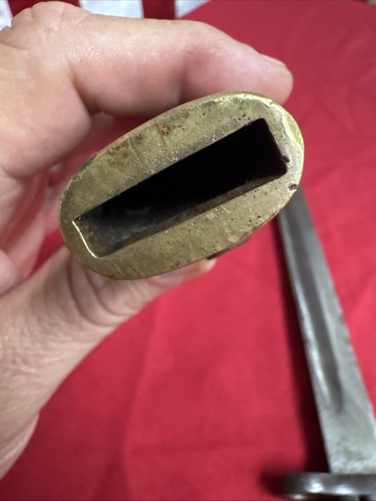 Alex Coppel Solingen Brazil M1908 Mauser Bayonet with Leather Scabbard A955