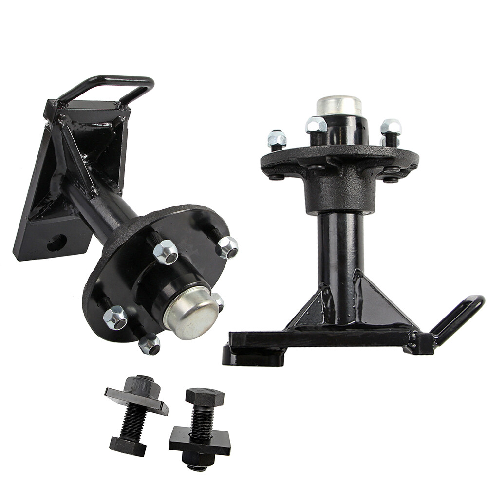 Superior Shipping Container Wheels.,5x 5.5 Lug,Bolt-on Spindle Kit(thickened)