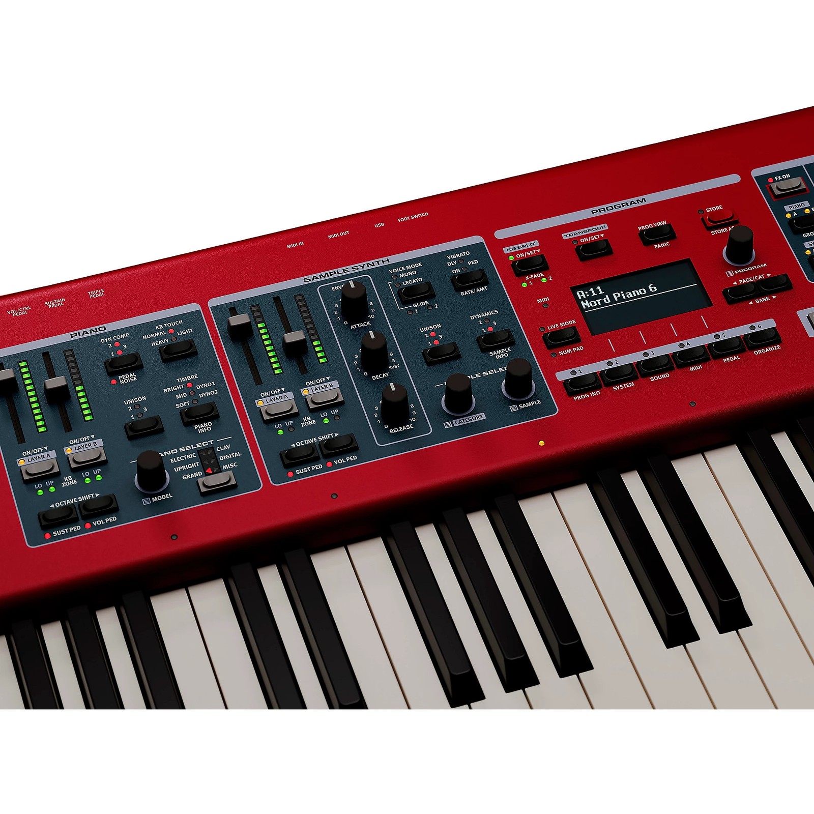Used Nord Piano 6 88-Key Digital Piano in Red with Free Shipping