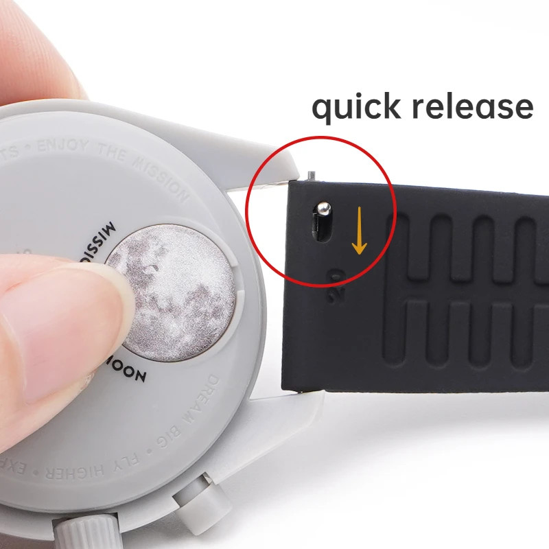 18/20mm Samsung Silicone Watch Band Divers Replacement Strap Quick Release Lot