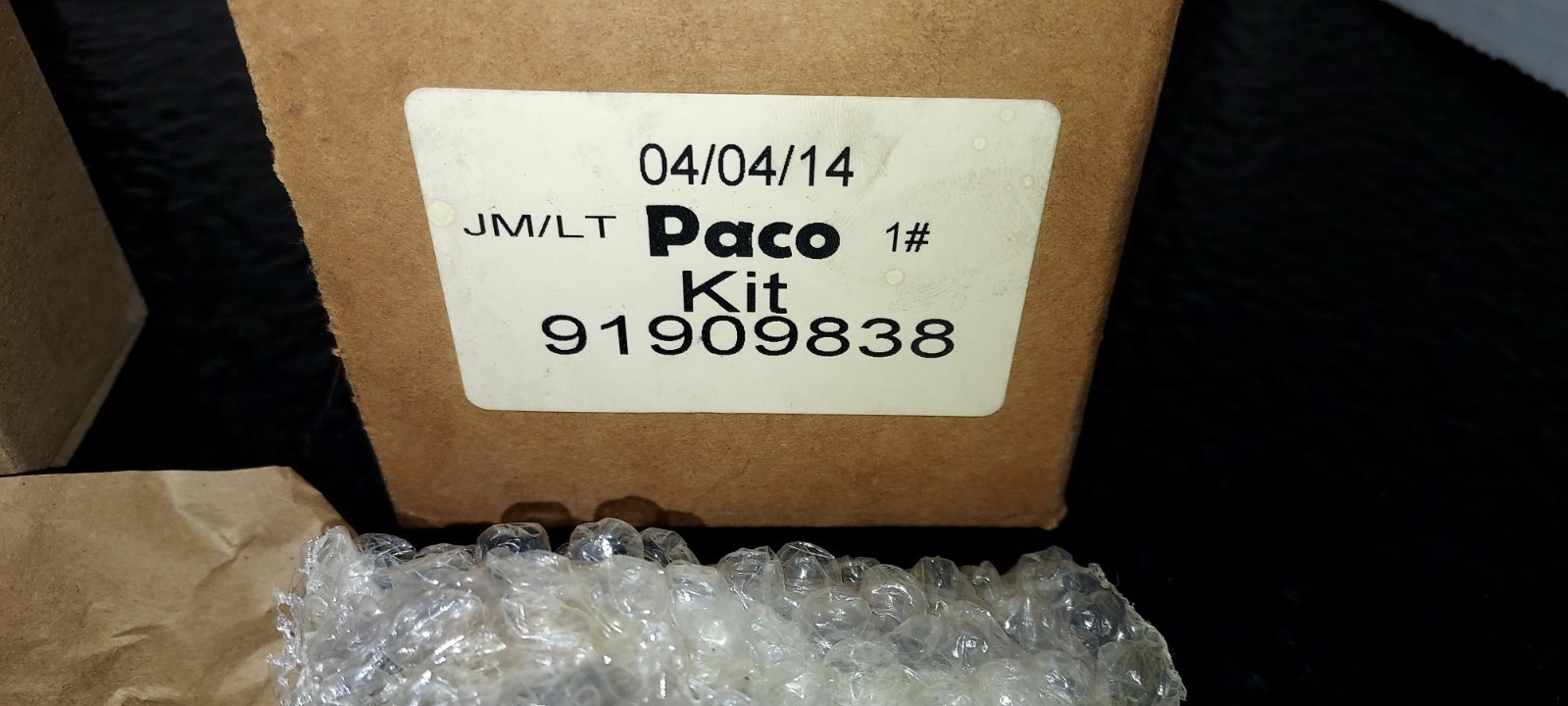 PACO Shaft Seal Kit 91909838 "Open Box"