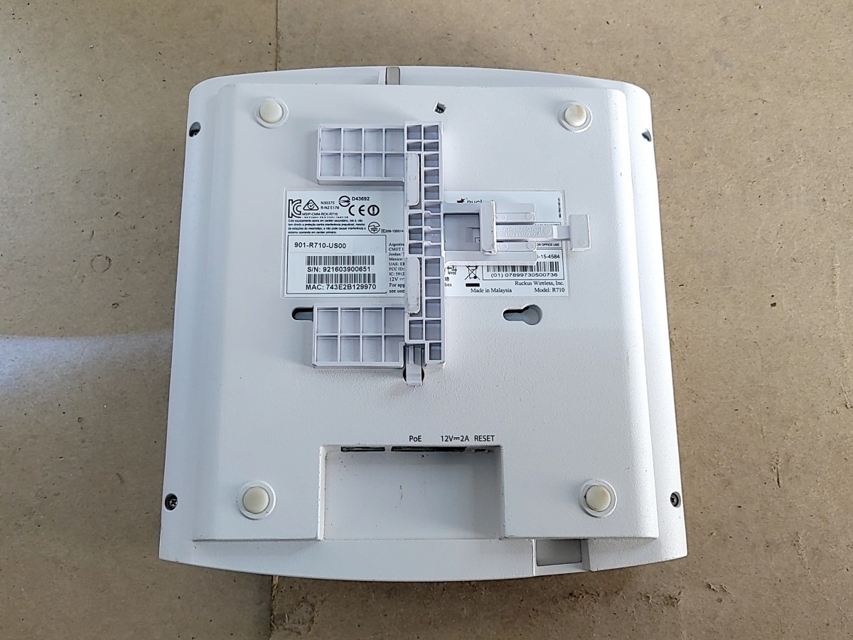 RUCKUS 901-R710-US00 R710 Wireless Access Point POE SEE NOTES