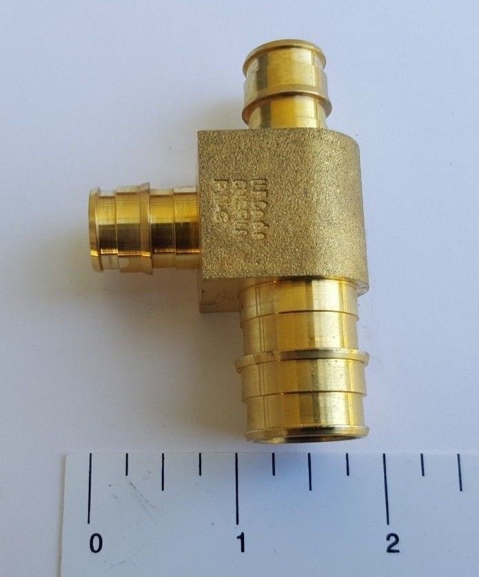 10 Pcs. XFITTING 3/4" x 1/2" x 1/2" Pex A Tee, Expansion Tee, for Uponor Wirsbo