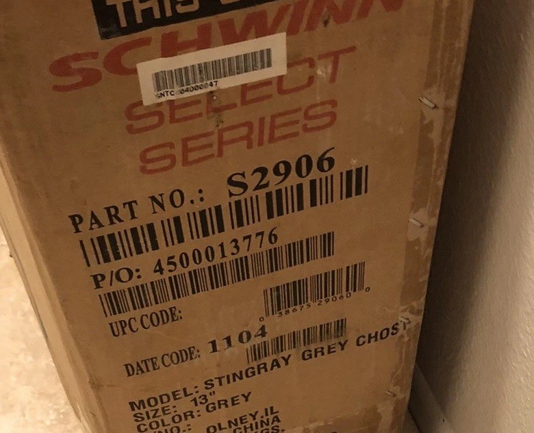 Schwinn Stingray Krate GREY GHOST Reissue NOS Muscle Bike FAST FREE SHIPPING