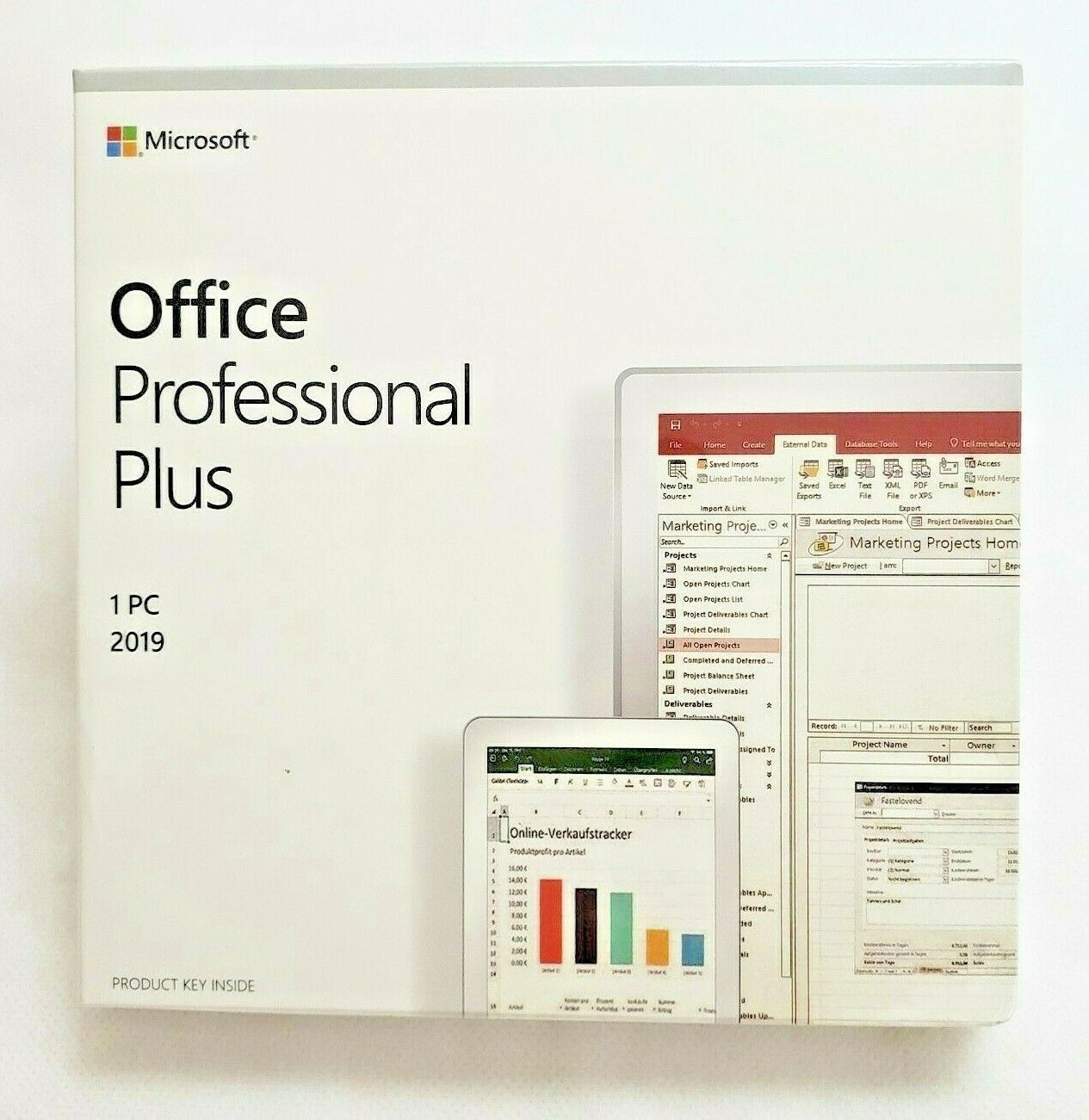 Microsoft ​Office 2019 Professional Plus - DVD - New Sealed Retail Package