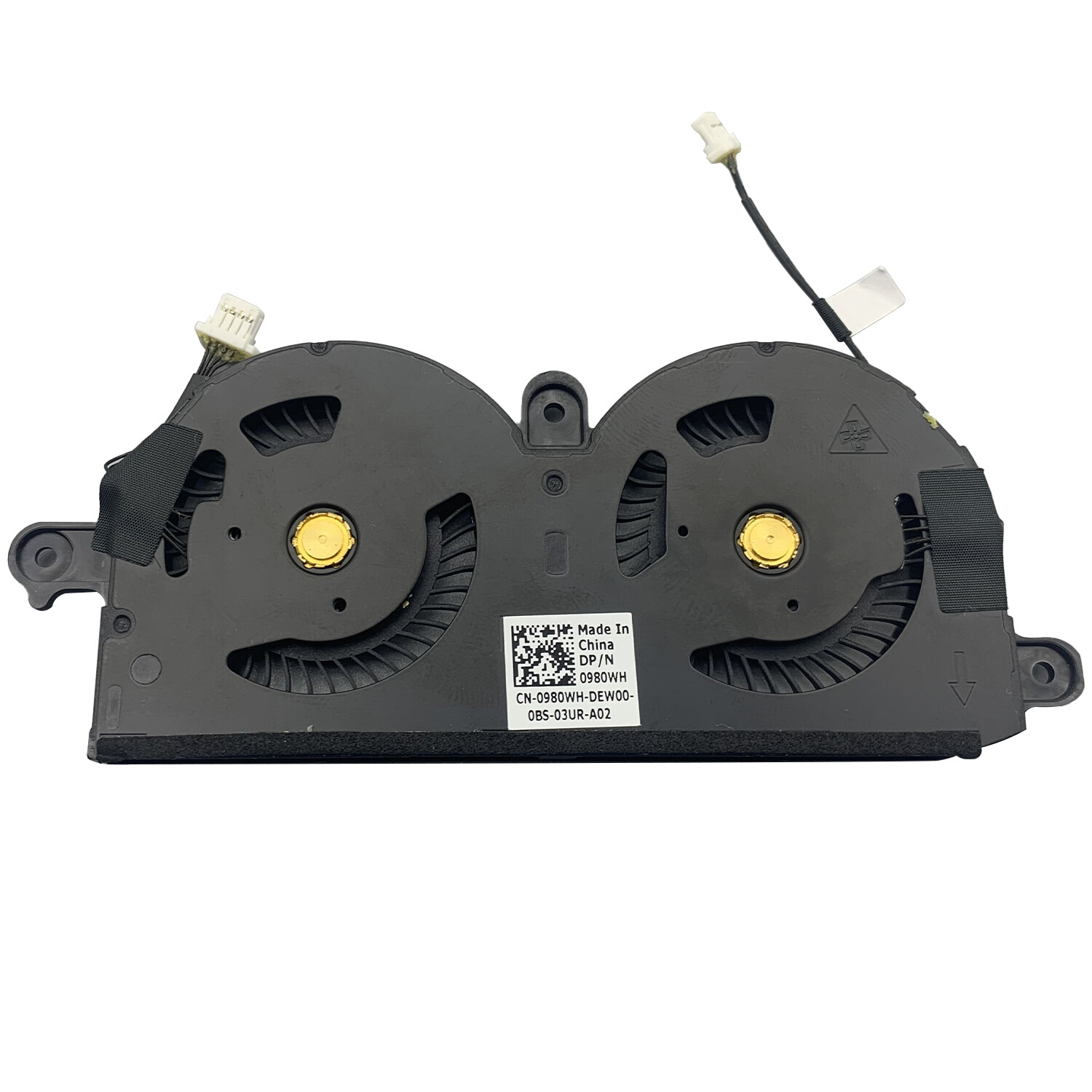 New 4 Pin CPU Cooling Fan 980WH ND55C19-16M01 980WH For Dell XPS 13 9370 9380 US