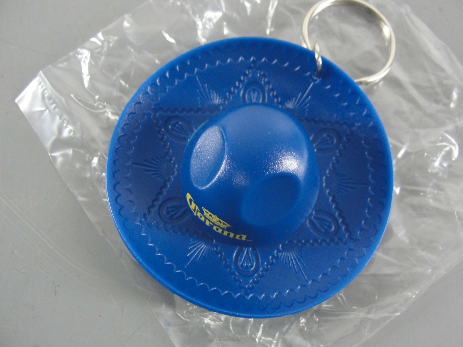 CORONA BEER HAT MEXICAN BLUE SOMBRERO BOTTLE OPENER KEYRING KEYCHAIN CHARM FOB