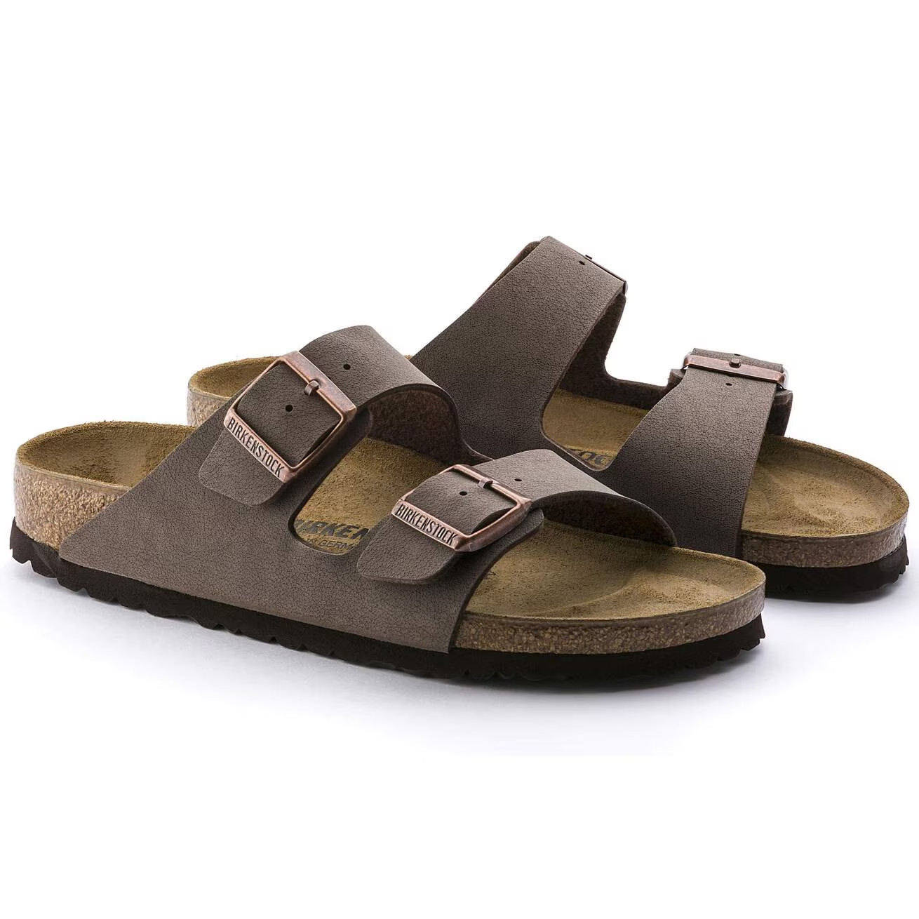 Birkenstock Arizona Suede Footbed Birkibuc Leather Unisex Sandals-All Size/Color