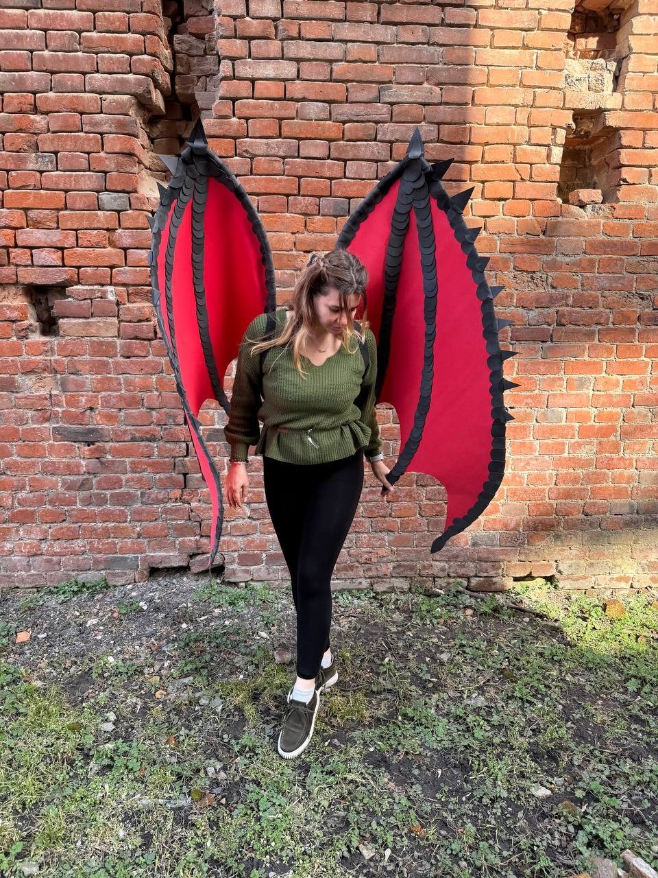 ed Dragon Wings Cosplay Large Demon Bat Wings Gothic Costume Adult Fursuit