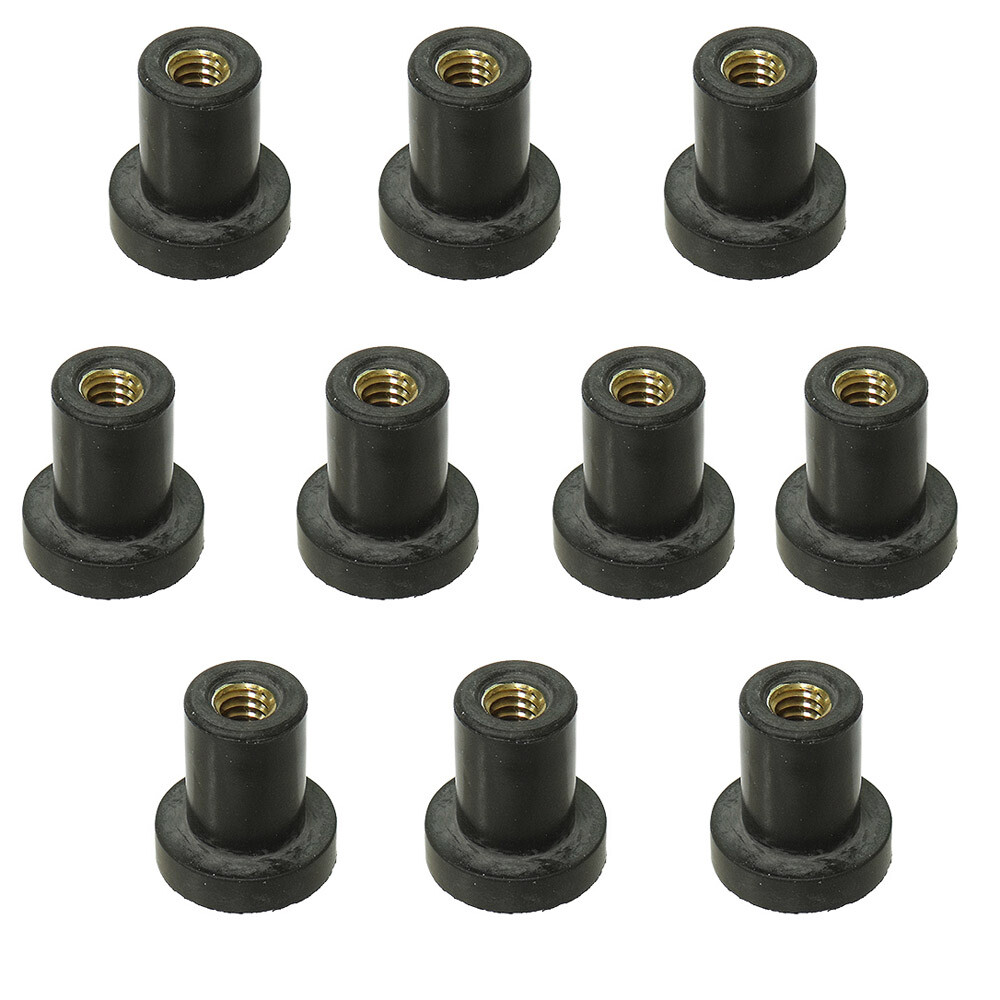 10 Pack SPI Wellnut Grommets Well Nuts for Polaris Replaces OEM# 7541923