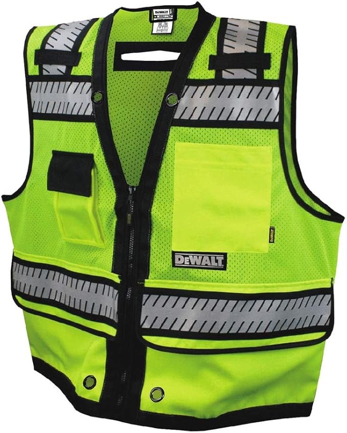 DEWALT DSV521 Class 2 Heavy Duty Surveyor Vest, Medium