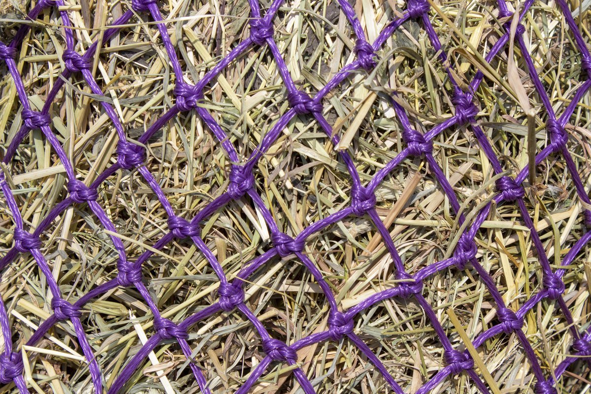 Derby Originals 56” Ultra Slow Feed Hanging Hay Net for Horses