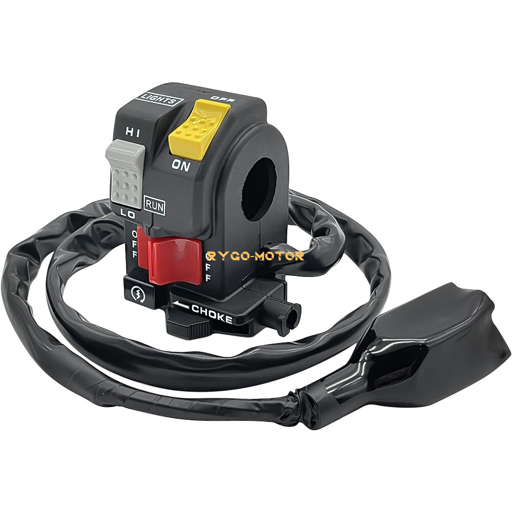 Handlebar Switch Start/Kill/Light/Choke For Honda ATC250ES Big Red 250 1985-1987