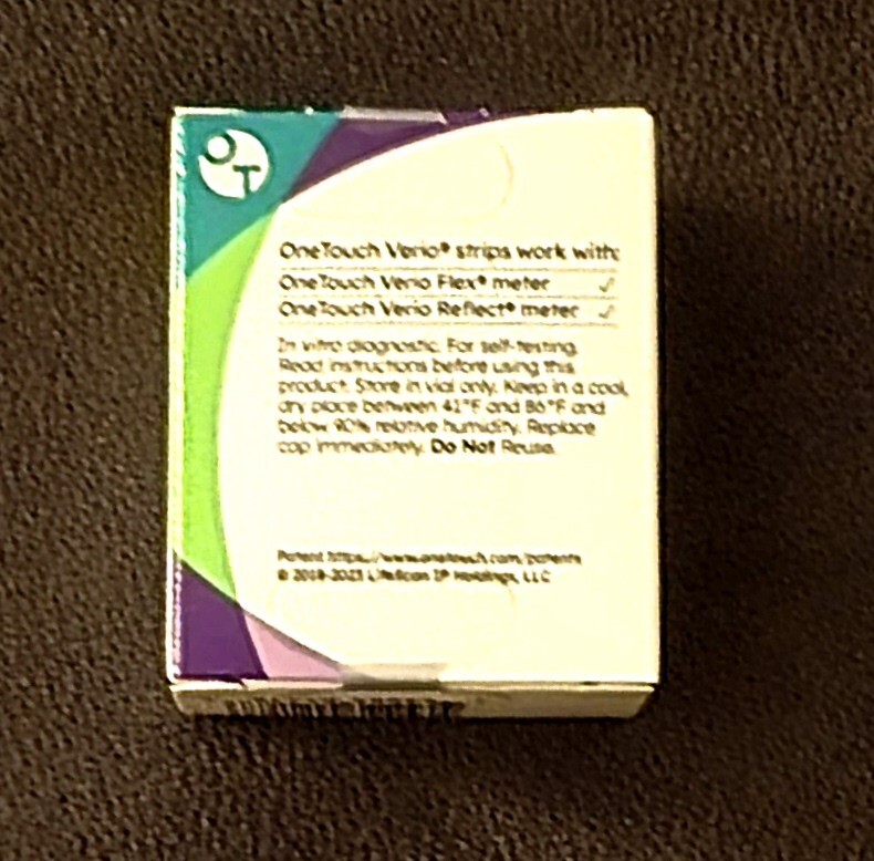 One Touch Verio Glucose Test Strips X 30 Strips - Exp. 08/2026