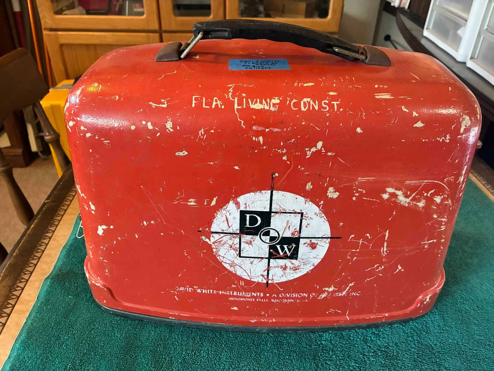 Late 1960s David White #8114 Universal Transit Surveying Instrument & Case AS-IS