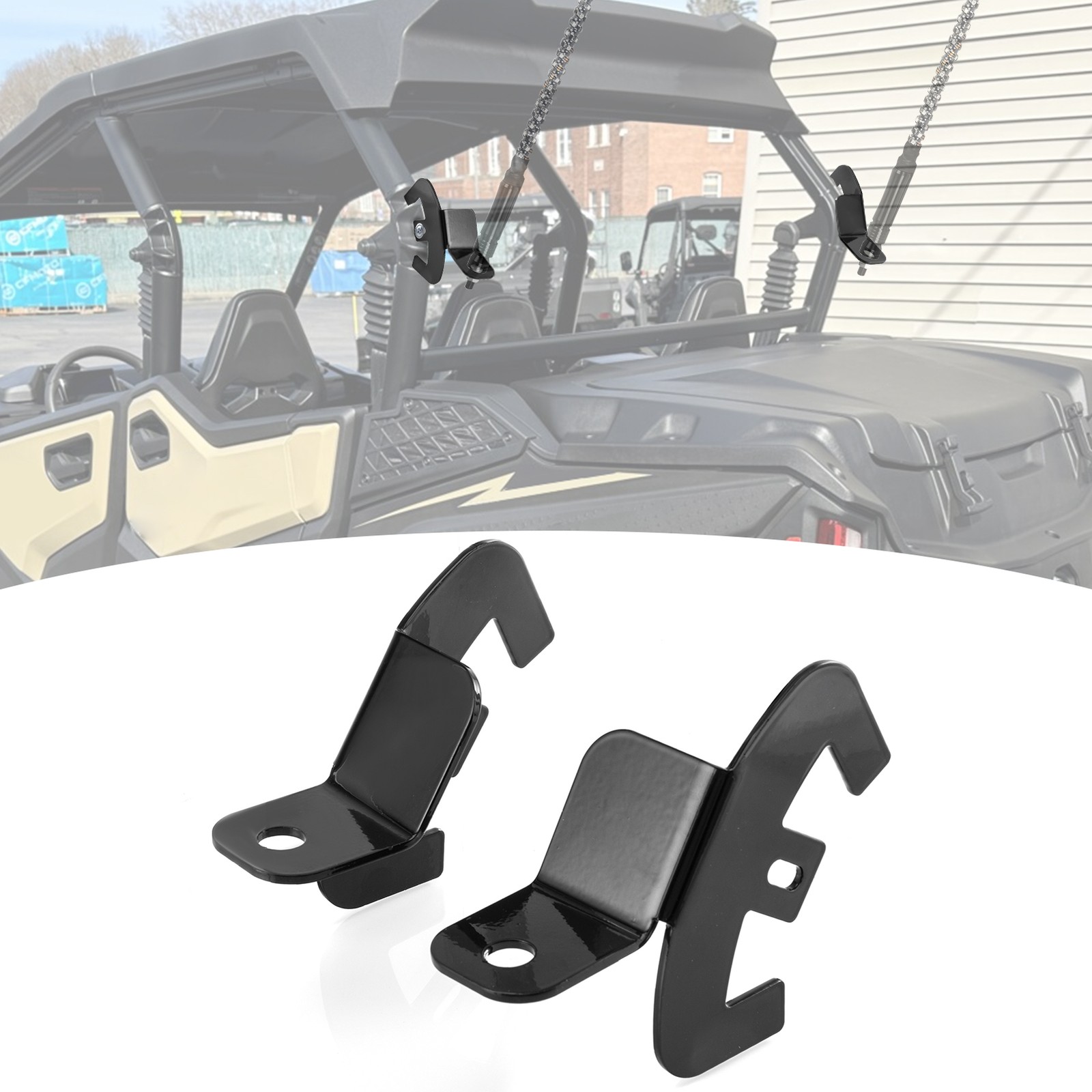 Whip Mount /Chase light bracket Flag Mount (PAIR) For CFMOTO ZFORCE 950 800