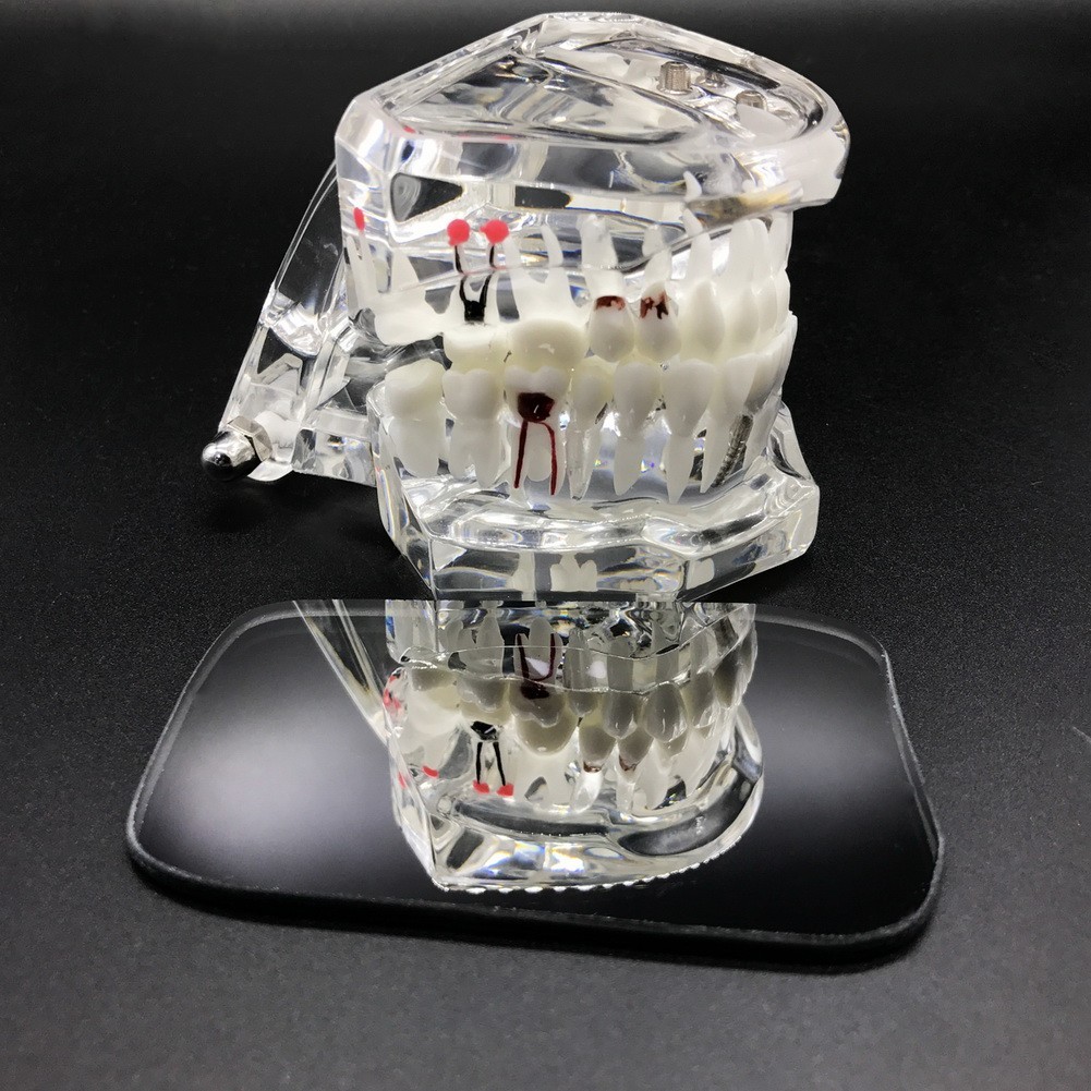 5/ Dental Orthodontic Mirror Photography Double-Sided Mirrors Glass Reflectors