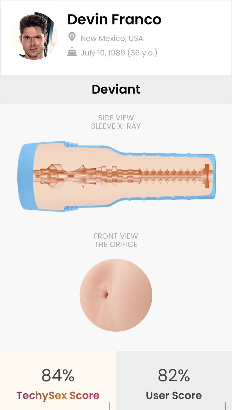 FLESHLIGHT Fleshjack Boys Devin Franco Realistic Masturbator NEW