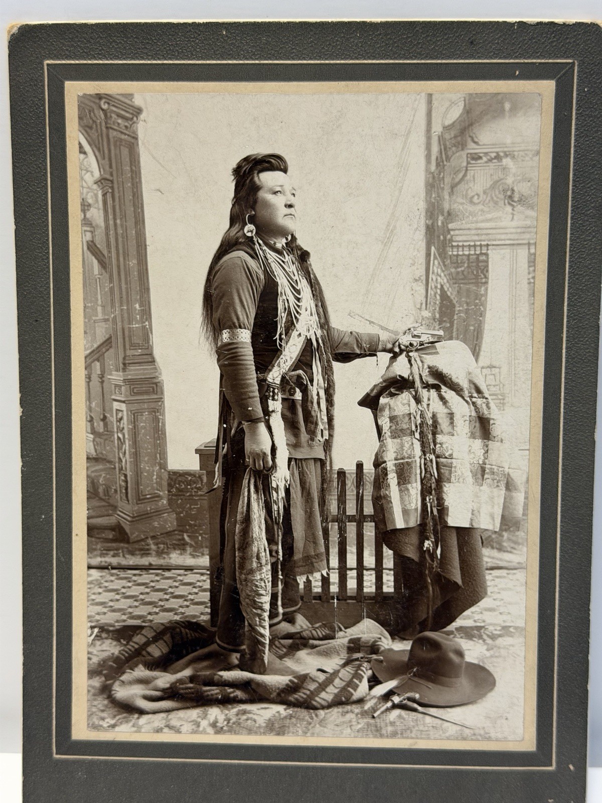 Vintage Native American Indian Photograph of Camanche Leader Quanah Parker