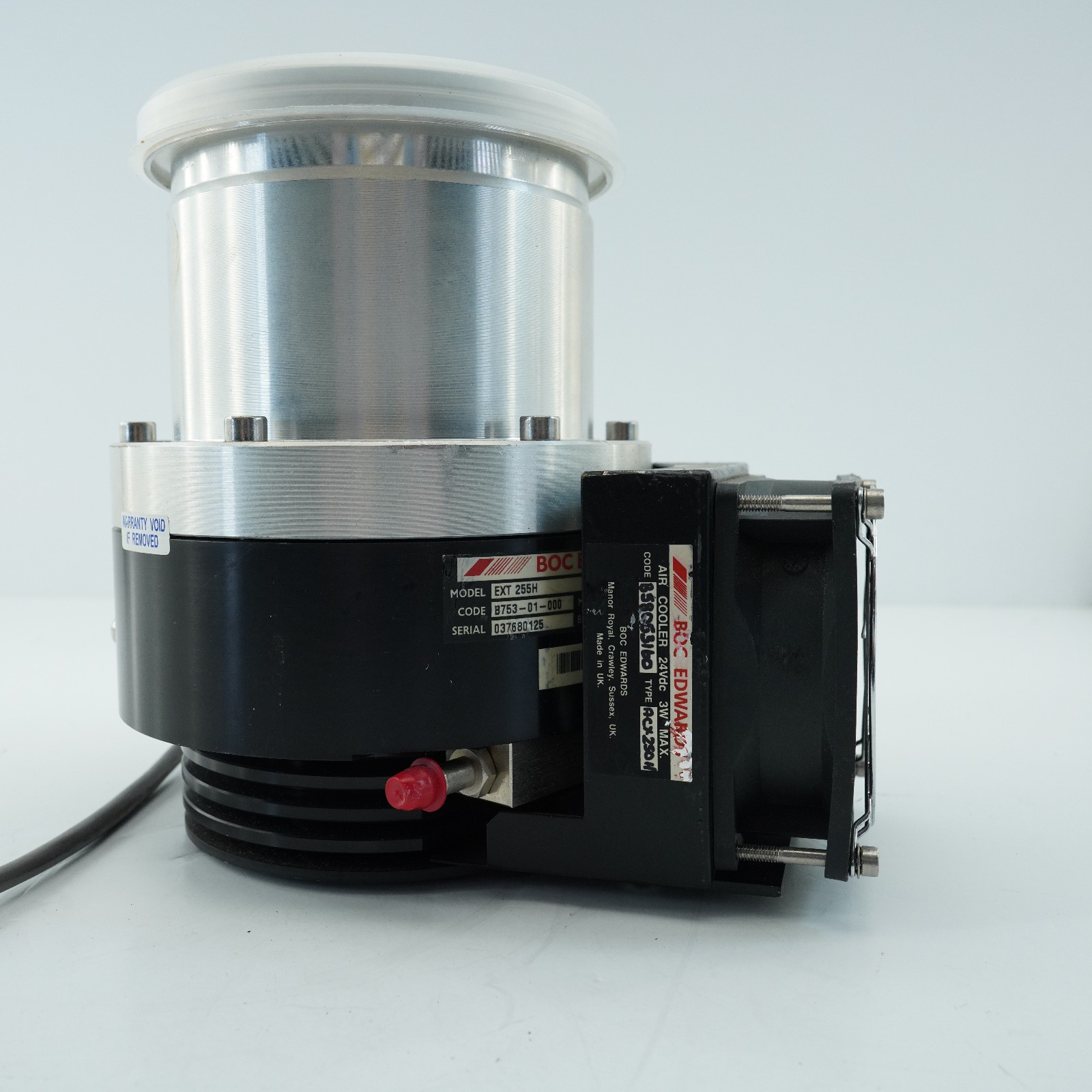 BOC Edwards EXT 255H Turbomolecular Pump for Mass Spectrometer air cooler