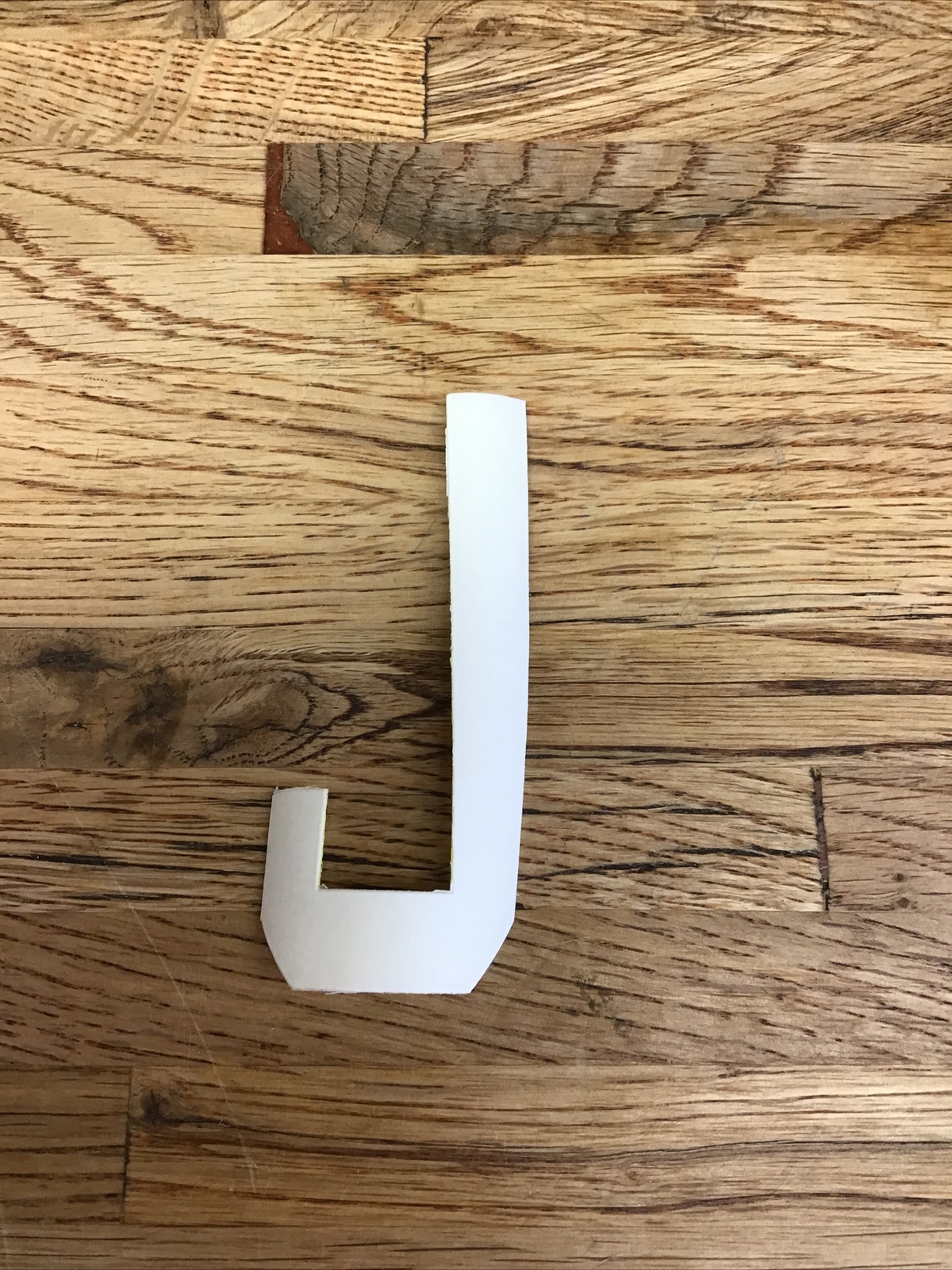 Firefighter / EMT Turnout Coat Reflective Iron-On Letter  “J” Lime Green D-6