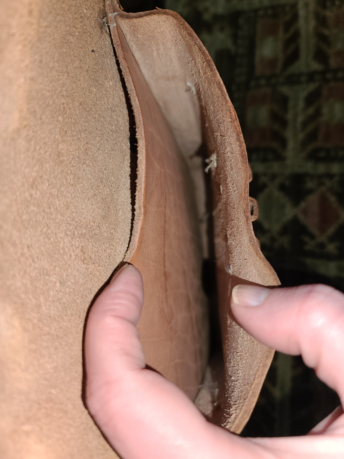 VTG Forestry Suppliers Inc Geologist Surveyor Tool Pouch Leather Belt Bag #33394