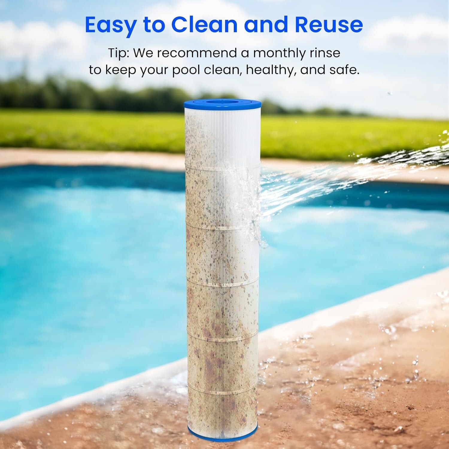 4X PCC130 Pool Filter for Pentair Clean & Clear Plus 520, R173578, Unicel C-7472