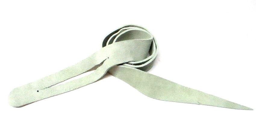 Mule Hide Working Cowby Horn Wrap Pearl-Chrome Cowhide 1-1/2" x 50" Eddys Tack