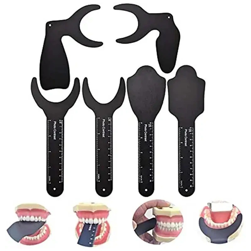 Dental Photo Contrast Black Background Board Autoclavable Intraoral Photographic