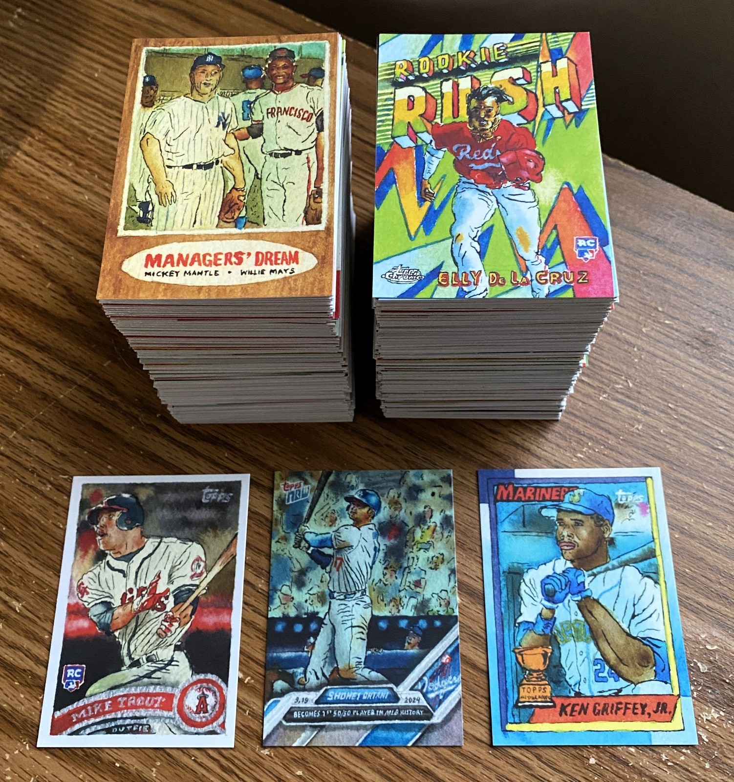 2025 Topps Shoebox Treasures COMPLETE SET PICK #1-100, First Light, 1990 Bowman