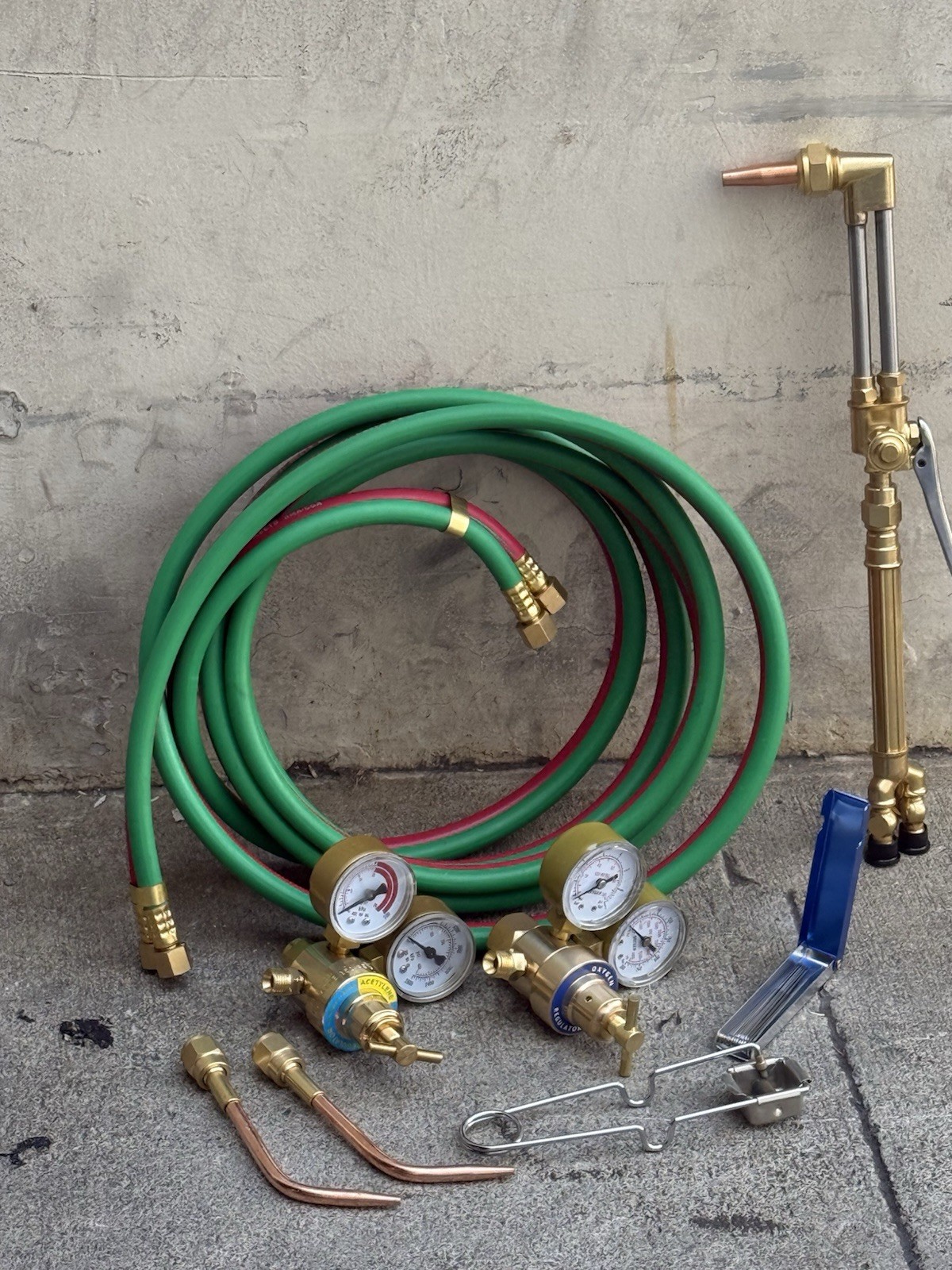 HVAC Pro Oxygen & Acetylen Victor Type Welding & Torch Cutting Brazing Tool Set