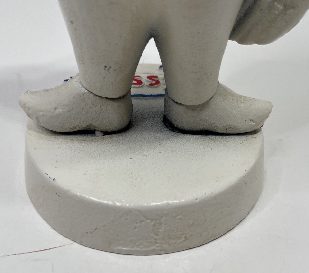 Vintage Esso Oil Andy Slick Cast Iron Coin Bank Original Paint