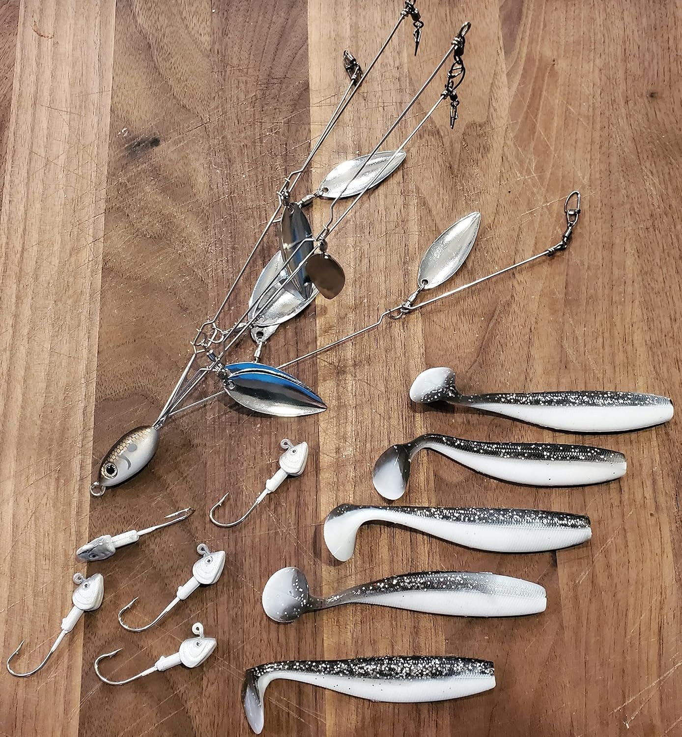 200 Umbrella Alabama Rig 4 Blades 5 Arms Alabama Rig Bass Fishing Lure Bait Tool