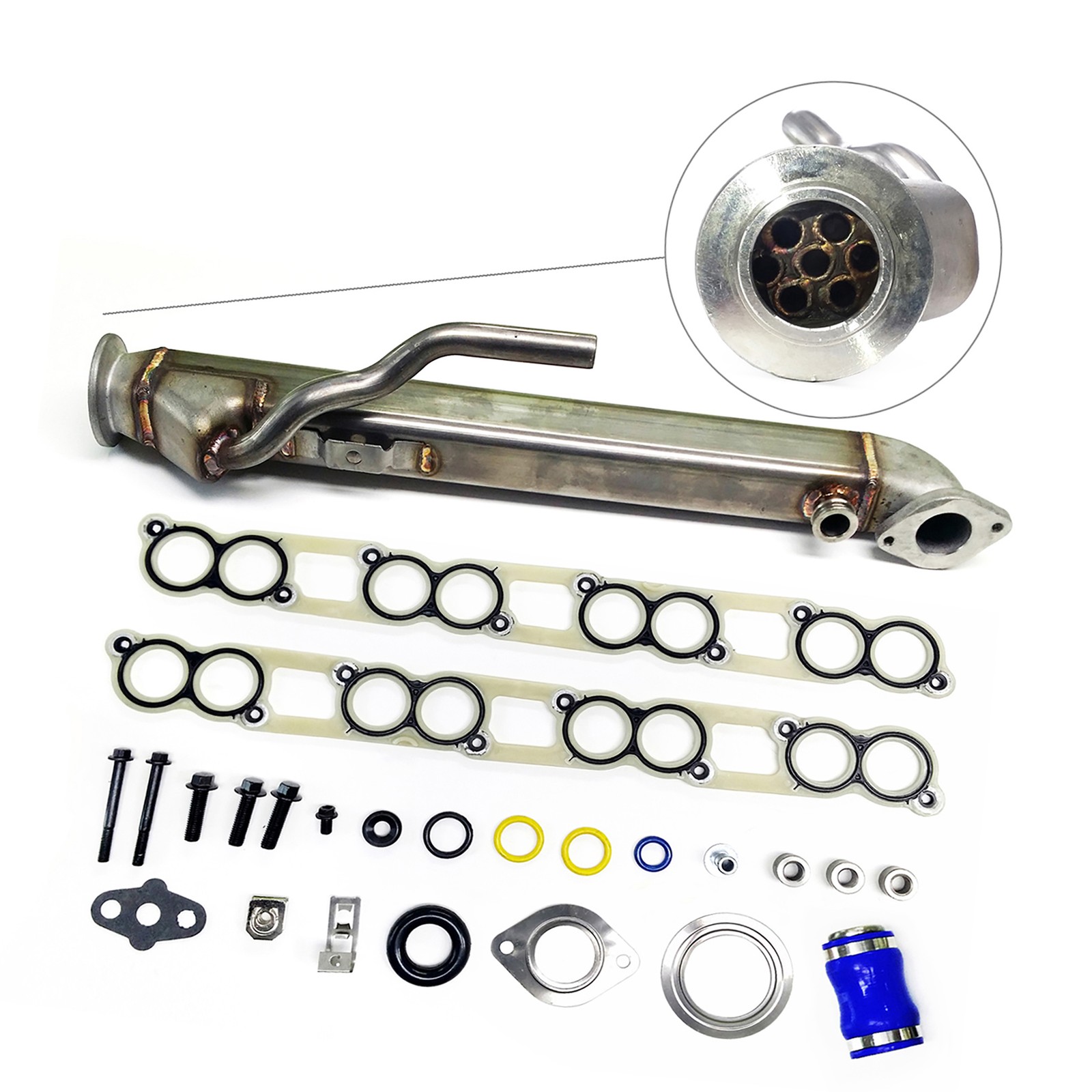 Upgraded EGR Cooler Gasket Kit For Ford F-250 350 6.0L Powerstroke Diesel Turbo