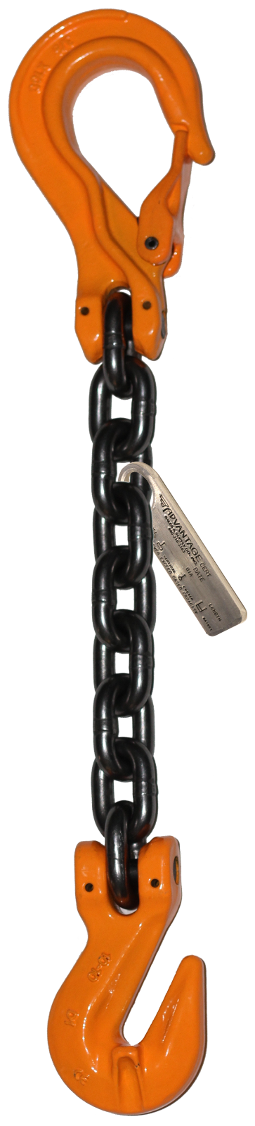 1/2" Grade 100 Chain Sling 10 FT Lifting Rated Tagged Overhead 15,000 LBS