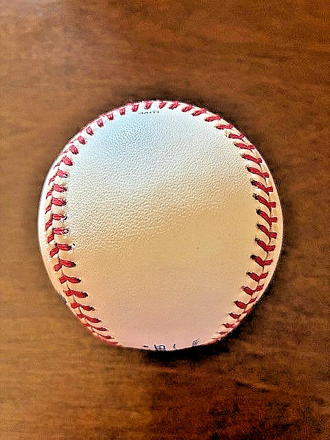 1989 Official Rawlings World Series Baseball A's/Giants (Earthquake Series)