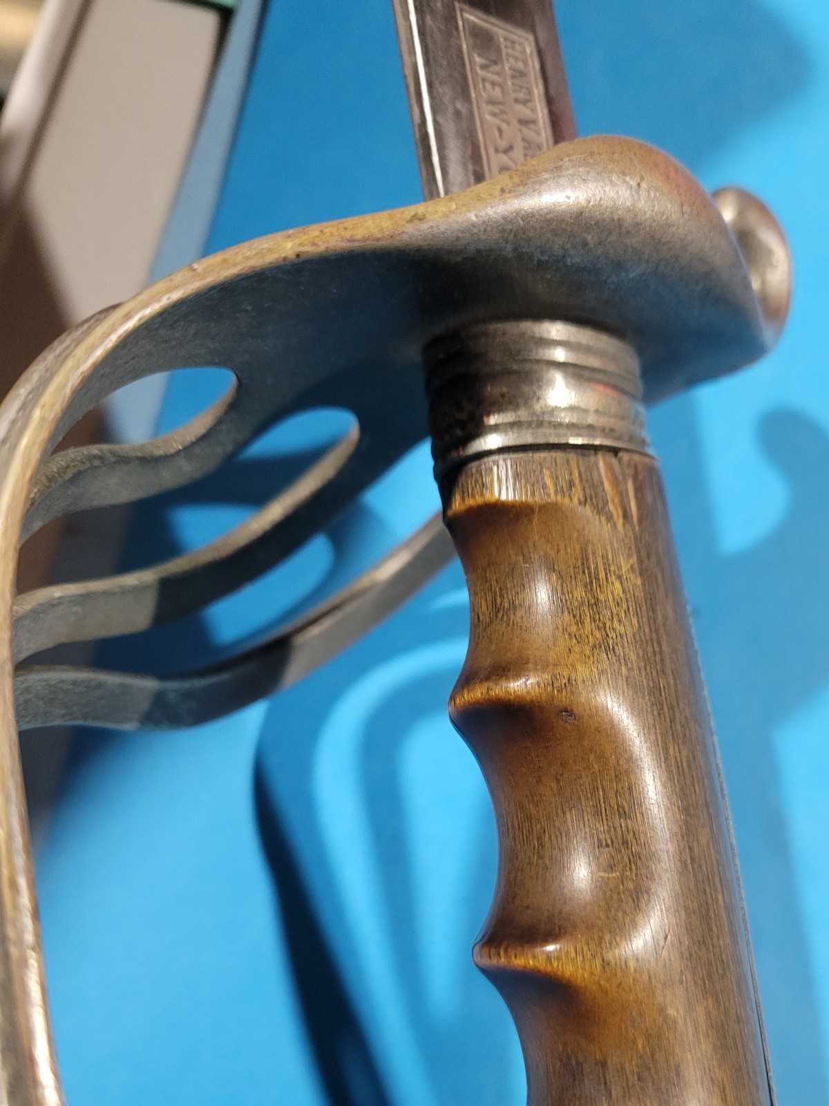 Model 1902 US Army Military Cavalry Sword Sabre Henry V Allien Wood Grip Etched