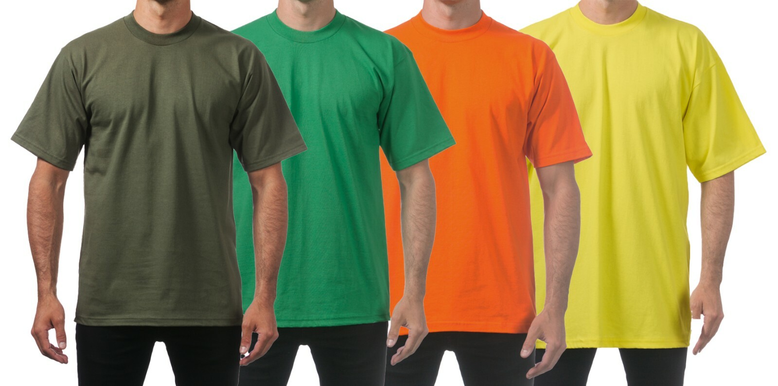 T-Shirts Short Sleeve Tees Heavyweight Shirts Solid BIG TALL Oversize UP TO 10XL