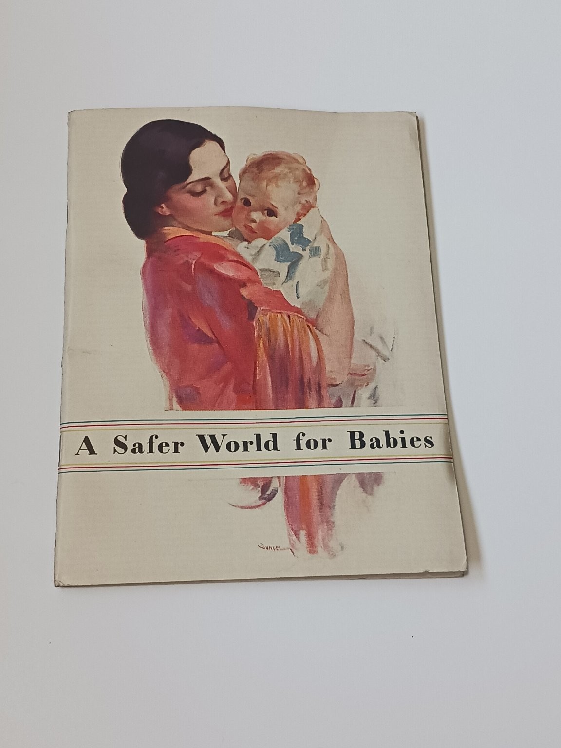 1929 Evaporated Milk A Safer World for Babies Guide Booklet Vintage Infant Care
