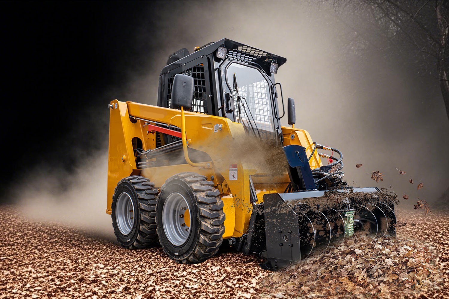 Bobcat-compatible snow blower Efficient flexible snow removal attachment